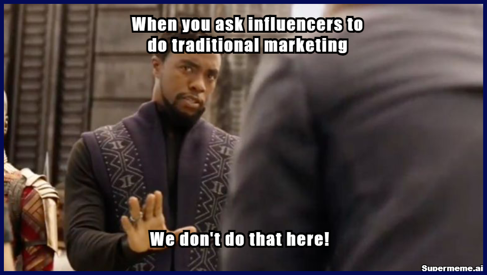 Influencer Marketing Coach meme