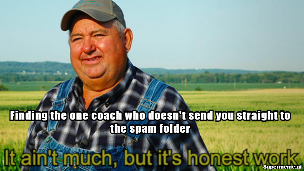 Best email marketing coach for beginners meme