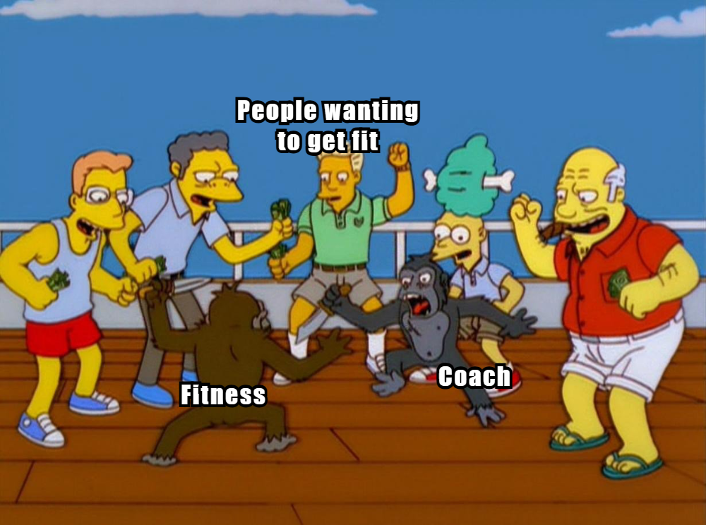 Fitness coach marketing strategy meme 2